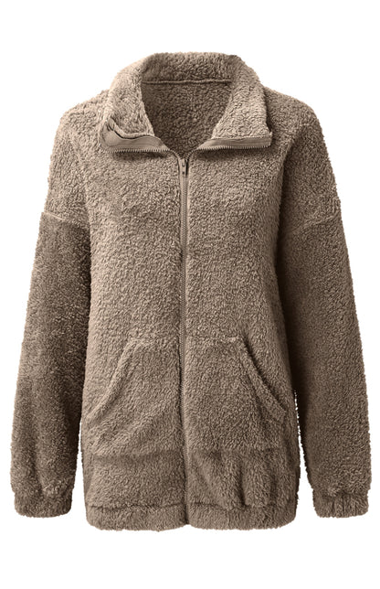 Women's Woolen Woolen Cardigan Coat